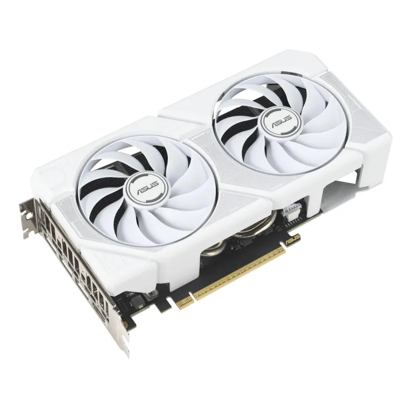 Graphics Card-ASUS-NVIDIA-GeForce RTX 5060 Ti-16 GB-GDDR7-128 bit-PCI Express 5.0-Active-DUAL-RTX5060TI-O16G-WHITE