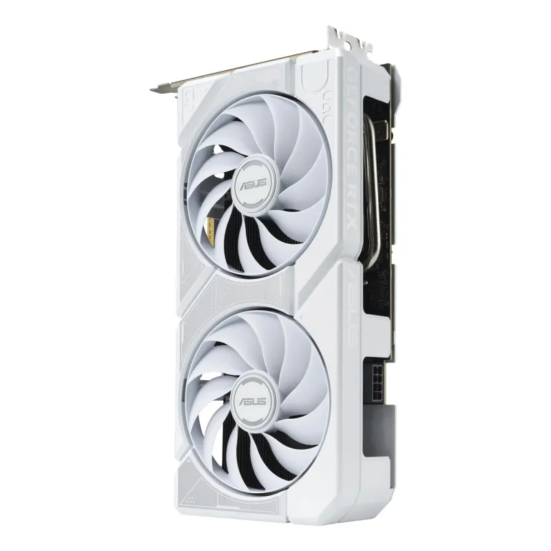 Graphics Card-ASUS-NVIDIA-GeForce RTX 5060 Ti-16 GB-GDDR7-128 bit-PCI Express 5.0-Active-DUAL-RTX5060TI-O16G-WHITE