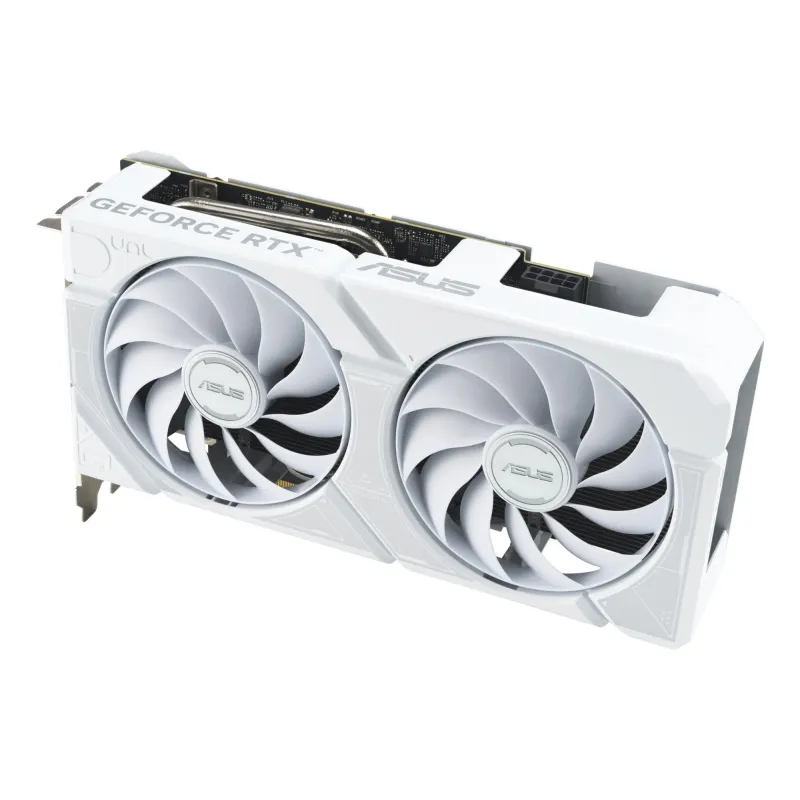 Graphics Card-ASUS-NVIDIA-GeForce RTX 5060 Ti-16 GB-GDDR7-128 bit-PCI Express 5.0-Active-DUAL-RTX5060TI-O16G-WHITE