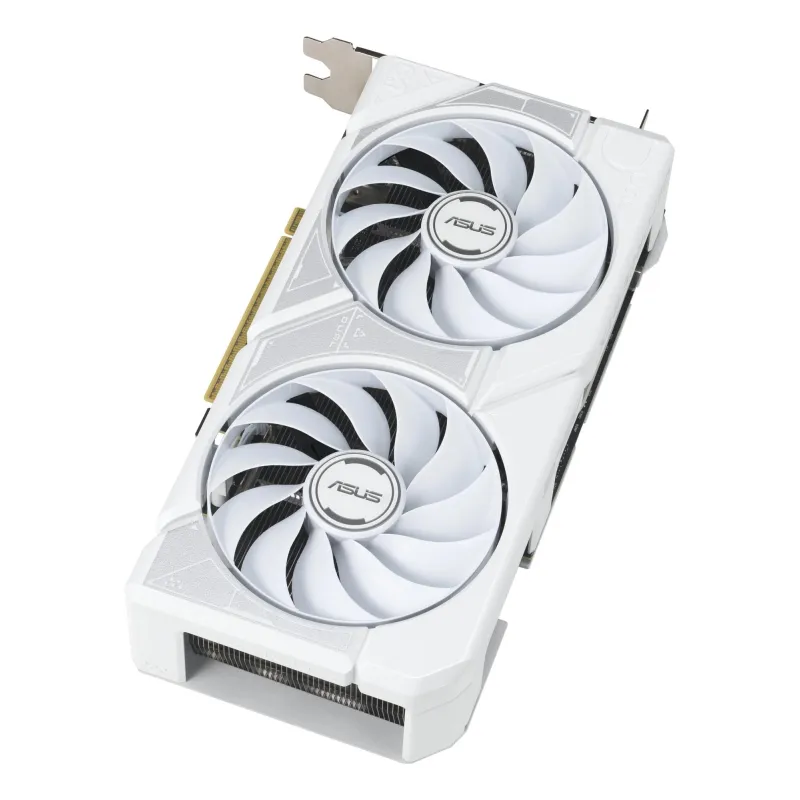 Graphics Card-ASUS-NVIDIA-GeForce RTX 5060 Ti-16 GB-GDDR7-128 bit-PCI Express 5.0-Active-DUAL-RTX5060TI-O16G-WHITE