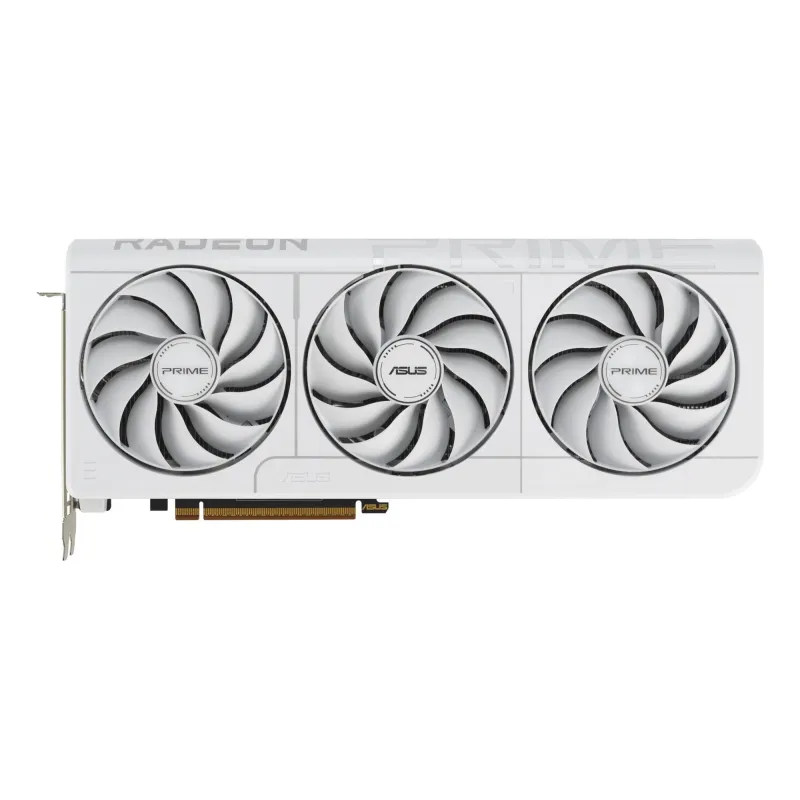 Graphics Card-ASUS-AMD-Radeon RX 9070 XT-2460 MHz-16 GB-GDDR6-256 bit-PCI Express 5.0-Active-PRIME-RX9070XT-O16G-WH