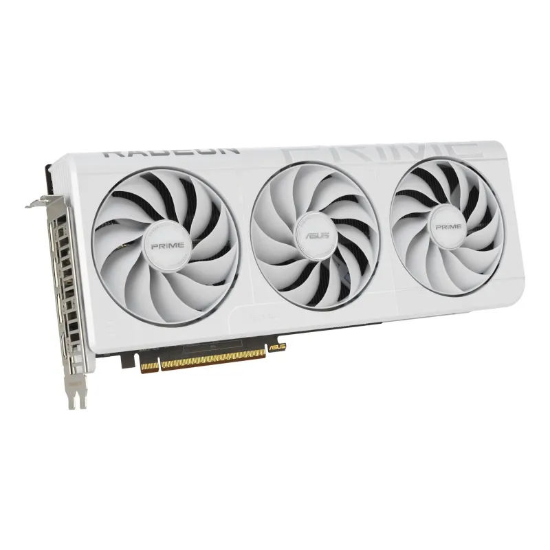 Graphics Card-ASUS-AMD-Radeon RX 9070 XT-2460 MHz-16 GB-GDDR6-256 bit-PCI Express 5.0-Active-PRIME-RX9070XT-O16G-WH
