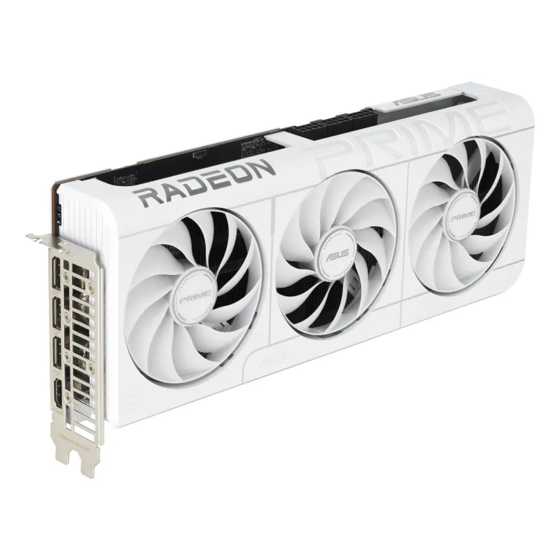 Graphics Card-ASUS-AMD-Radeon RX 9070 XT-2460 MHz-16 GB-GDDR6-256 bit-PCI Express 5.0-Active-PRIME-RX9070XT-O16G-WH