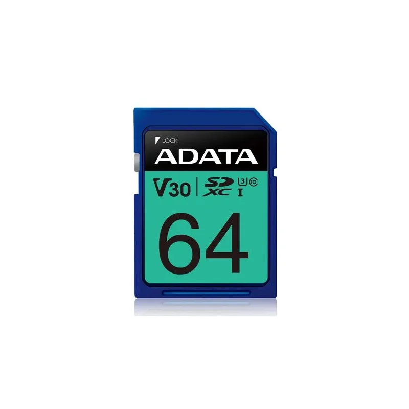 Memory sdxc 64gb v30-asdx64gui3v30s-r adata