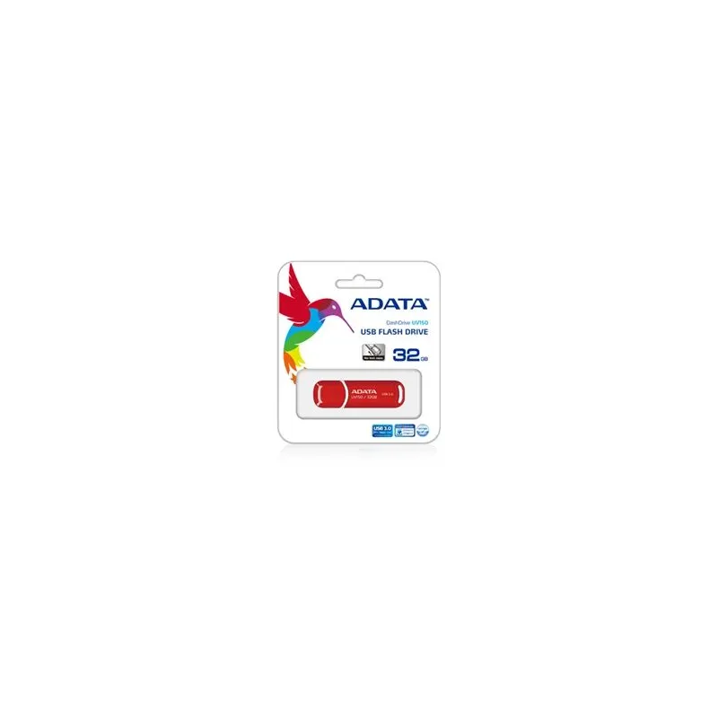 Memory drive flash usb3.1 32gb-red auv150-32g-rrd adata