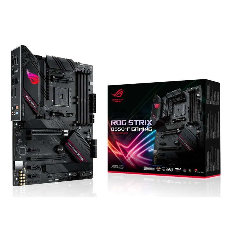 Mainboard-ASUS-AMD B550-SAM4-ATX-3xPCI-Express 3.0 1x-1xPCI-Express 3.0 16x-2xM.2-1xPCI-Express 4.0 16x-Memory DDR4-Memory slots