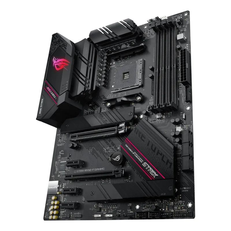 Mainboard-ASUS-AMD B550-SAM4-ATX-3xPCI-Express 3.0 1x-1xPCI-Express 3.0 16x-2xM.2-1xPCI-Express 4.0 16x-Memory DDR4-Memory slots