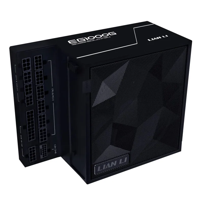 Power Supply-LIAN LI-EDGE GOLD 1000-1000 Watts-Efficiency 80 PLUS GOLD-PFC Active-G9P.EG1000G.BH00.EU