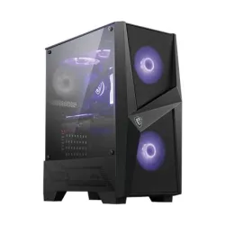 Case-MSI-MAG FORGE 100M-MidiTower-Not included-ATX-MicroATX-MiniITX-Colour Black-MAGFORGE100M