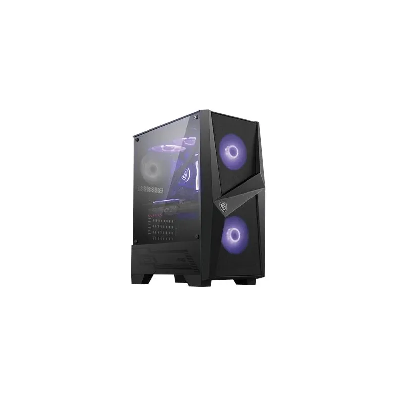 Case-MSI-MAG FORGE 100M-MidiTower-Not included-ATX-MicroATX-MiniITX-Colour Black-MAGFORGE100M