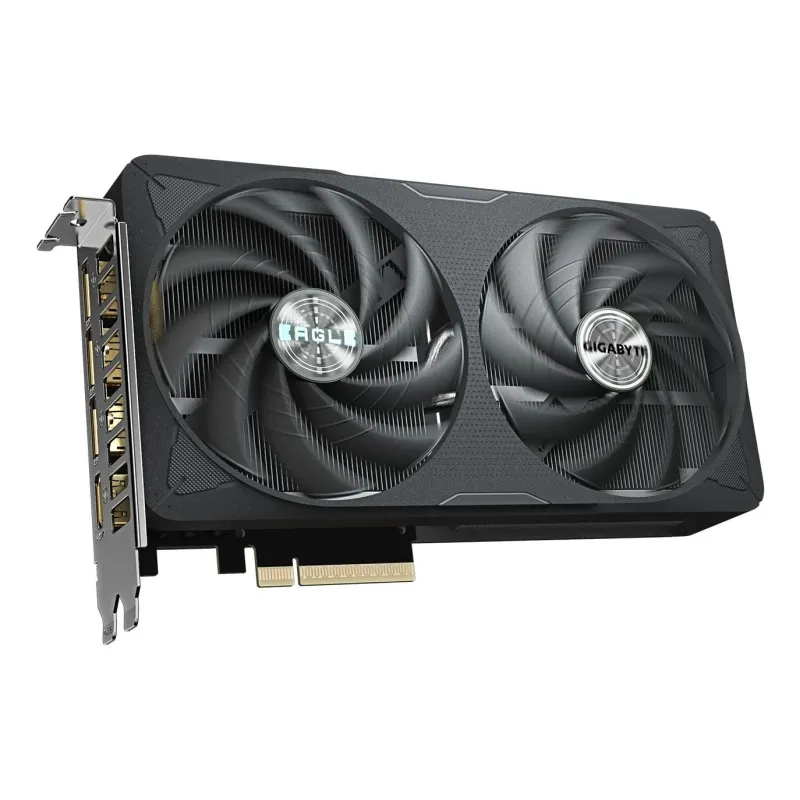 Graphics Card-GIGABYTE-NVIDIA GeForce RTX 5060 Ti-8 GB-GDDR7-128 bit-PCIE 5.0 16x-Dual Slot Fansink-GV-N506TEAGLEOC-8GD
