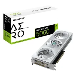 Graphics Card-GIGABYTE-NVIDIA-GeForce RTX 5060-2595 MHz-8 GB-GDDR7-128 bit-PCI Express 5.0-Active-GV-N5060AEROOC-8GD