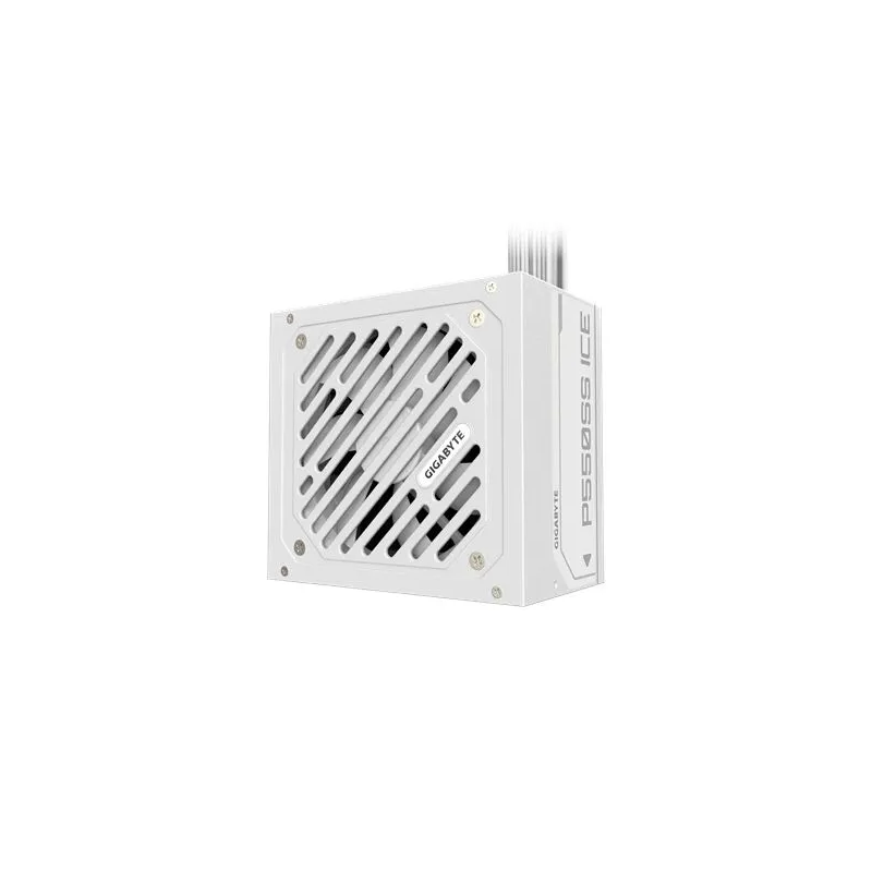 Power Supply-GIGABYTE-GP-P550SS ICE-550 Watts-Efficiency 80 PLUS SILVER-PFC Active-MTBF 100000 hours-GP-P550SSICE