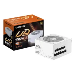 Power Supply-GIGABYTE-UD1000GM PG5 ICE-ATX 3.1-1000 Watts-Efficiency 80 PLUS GOLD-PFC Active-MTBF 100000 hours-GP-UD1000GMPG5ICE