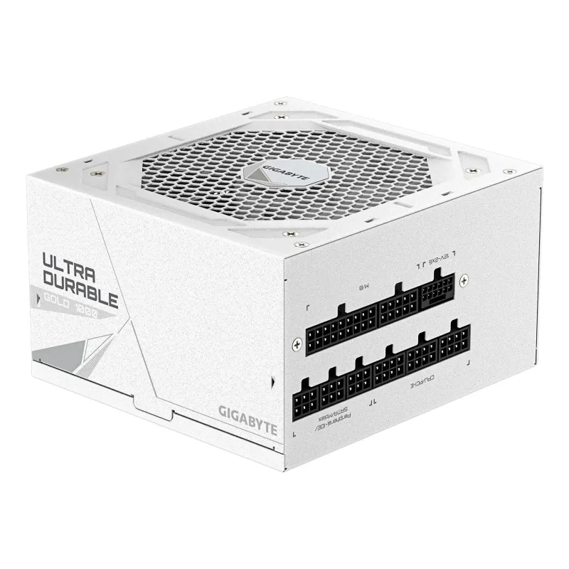 Power Supply-GIGABYTE-UD1000GM PG5 ICE-ATX 3.1-1000 Watts-Efficiency 80 PLUS GOLD-PFC Active-MTBF 100000 hours-GP-UD1000GMPG5ICE