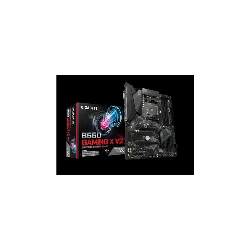 Mainboard-GIGABYTE-AMD B550-SAM4-ATX-Memory DDR4-Memory slots 4-3xPCI-Express 3.0 1x-1xPCI-Express 3.0 2x-1xPCI-Express 4.0