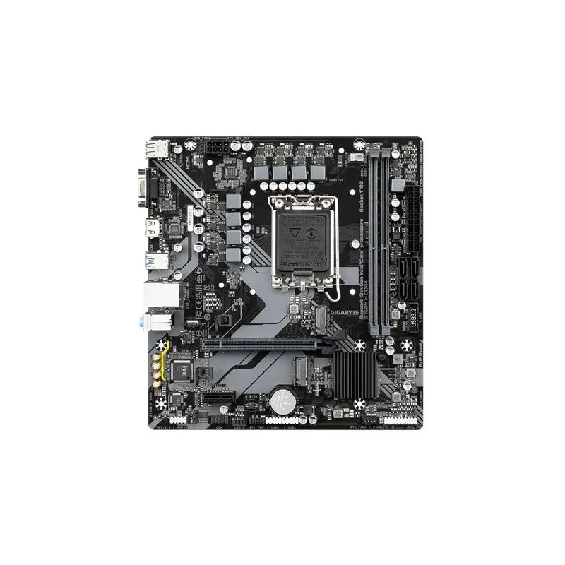 Mainboard-GIGABYTE-Intel B760 Express-LGA1700-Micro-ATX-Memory DDR4-Memory slots 2-1xPCI-Express 3.0 1x-1xPCI-Express 4.0