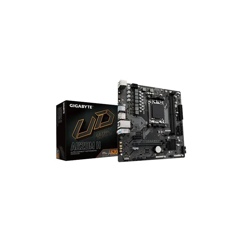 Mainboard-GIGABYTE-AMD A620A-SAM5-Micro-ATX-Memory DDR5-Memory slots 2-A620MH2.2