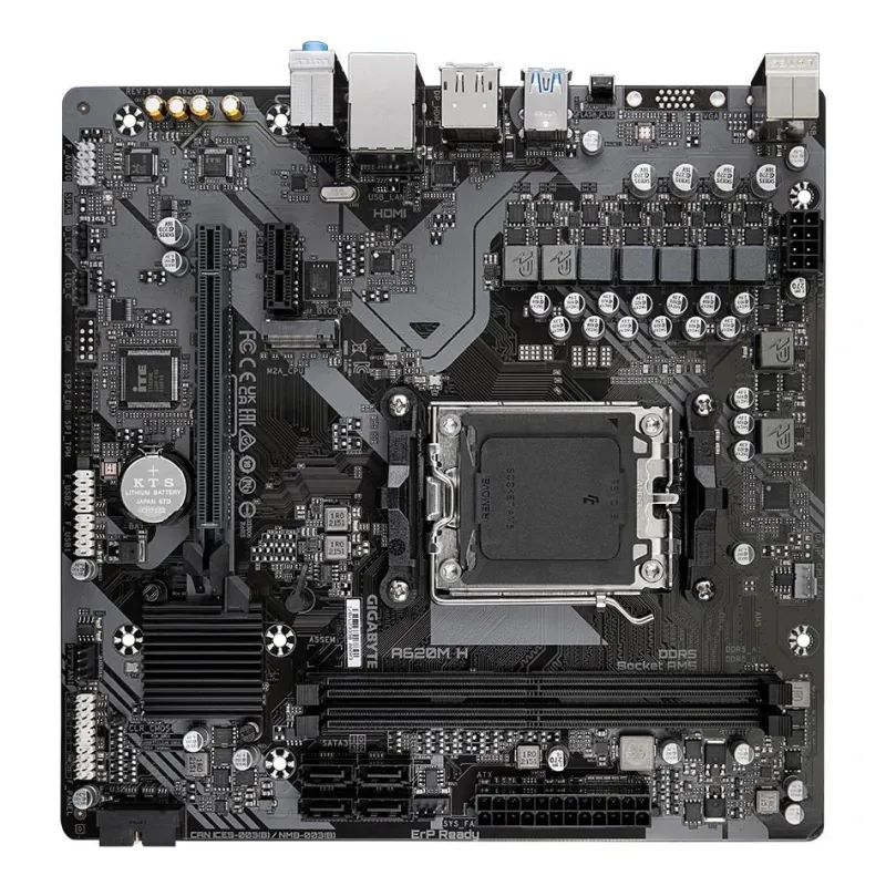 Mainboard-GIGABYTE-AMD A620A-SAM5-Micro-ATX-Memory DDR5-Memory slots 2-A620MH2.2