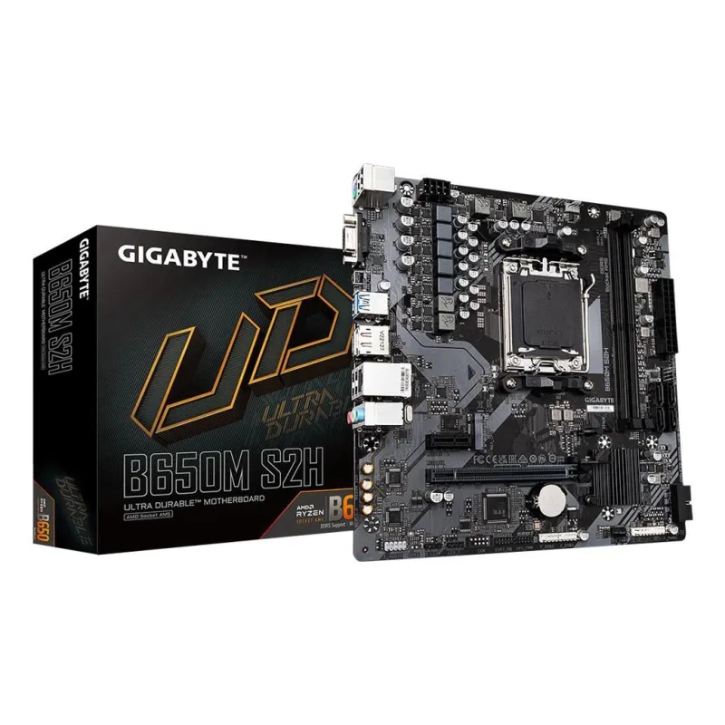 Mainboard-GIGABYTE-AMD B650-SAM5-Micro-ATX-Memory DDR5-Memory slots 2-B650MS2H1.4
