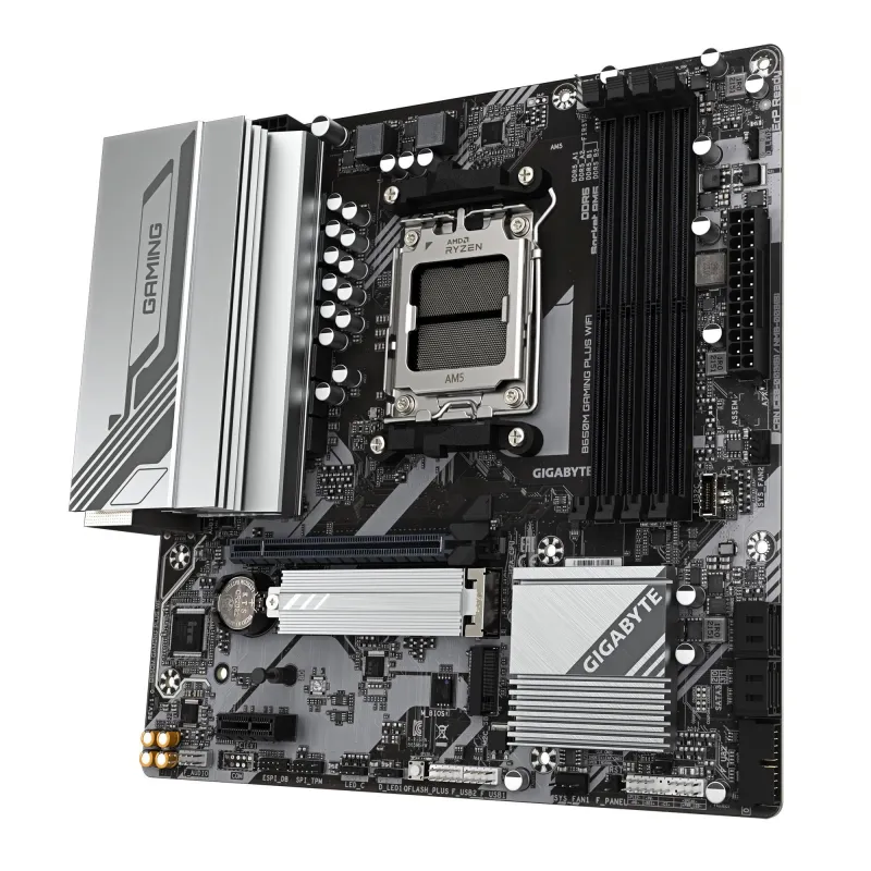Mainboard-GIGABYTE-AMD B650-SAM5-Micro-ATX-Memory DDR5-Memory slots 4-B650MGAMINGPLUSWF1.3