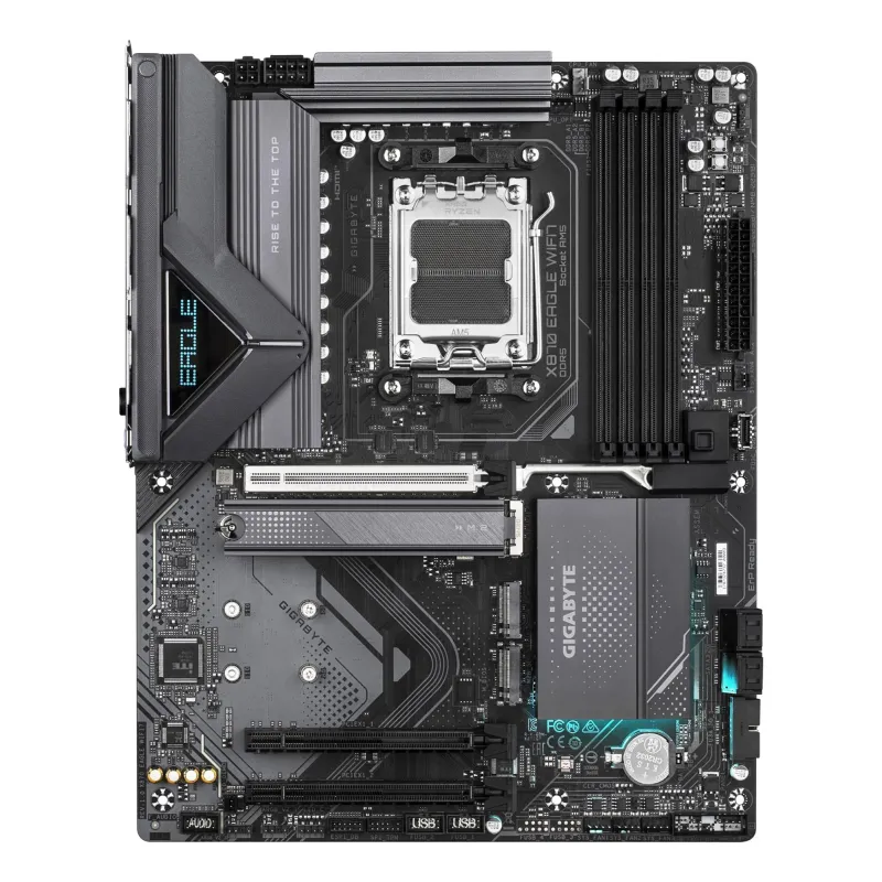 Mainboard-GIGABYTE-AMD X870-SAM5-ATX-Memory DDR5-Memory slots 4-2xPCI-Express 3.0 1x-1xPCI-Express 5.0 16x-3xM.2-1xHDMI-4xUSB