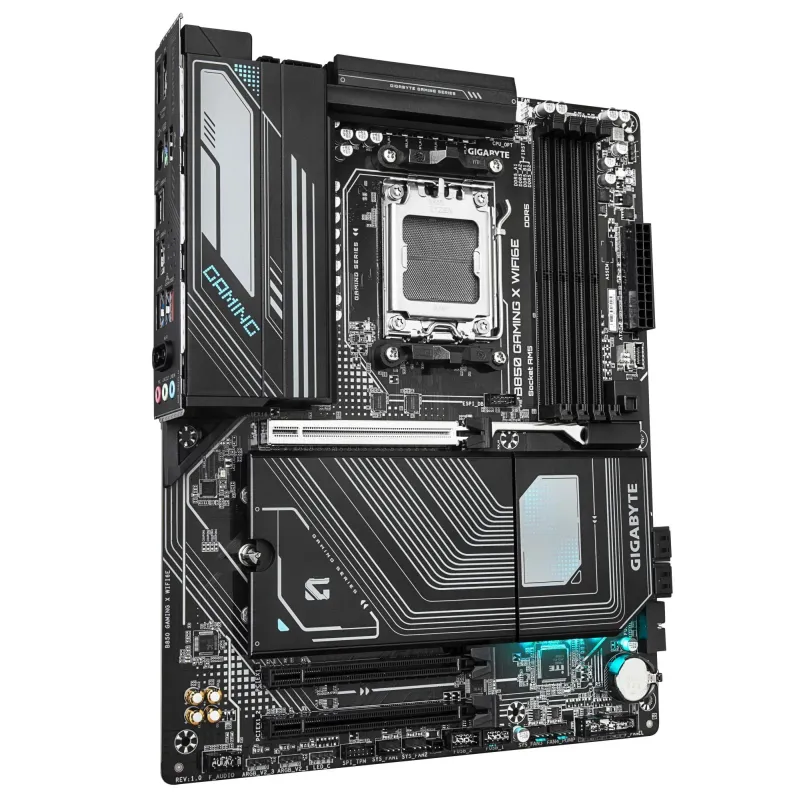 Gigabyte B850 GAMING X WIFI6E - Processor family AMD - Processor socket AM5 - DDR5 - Supported hard disk drive interfaces SATA,