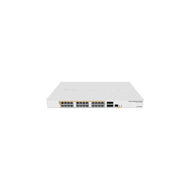 Switch-MIKROTIK-Type L3-Rack-24x10Base-T - 100Base-TX - 1000Base-T-4xSFP+-1xRJ45-CRS328-24P-4S+RM