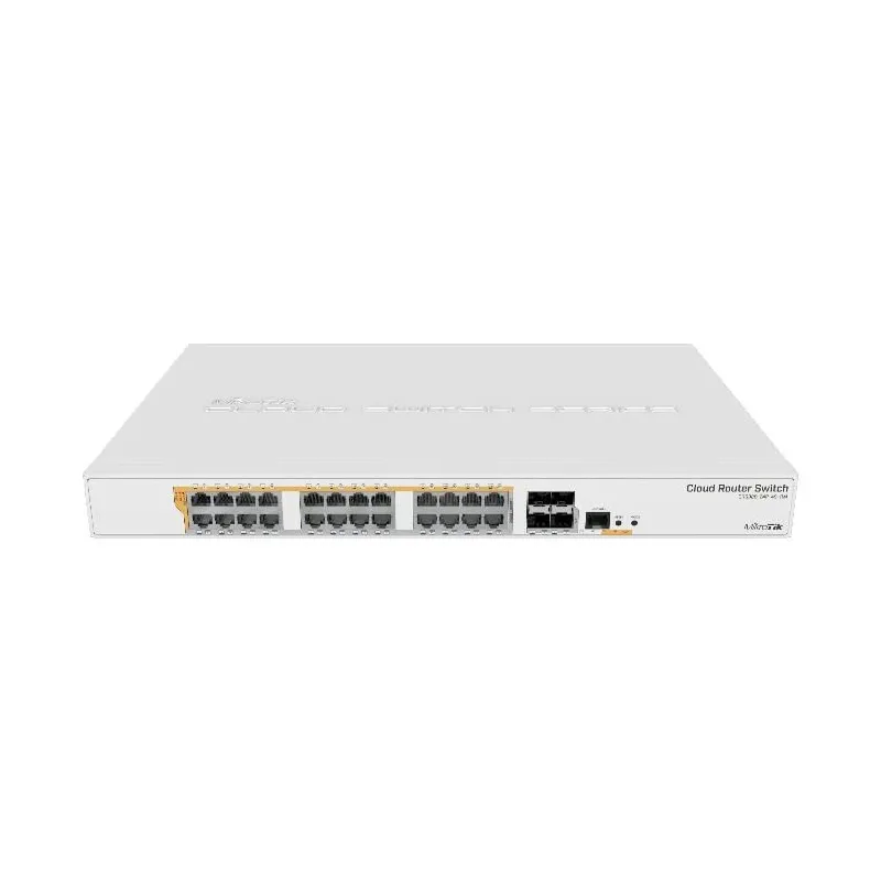 Switch-MIKROTIK-Type L3-Rack-24x10Base-T - 100Base-TX - 1000Base-T-4xSFP+-1xRJ45-CRS328-24P-4S+RM