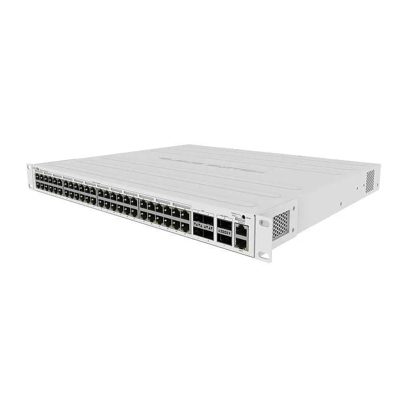Switch-MIKROTIK-CRS354-48P-4S+2Q+RM-Type L3-4xSFP+-2xQSFP+-1-PoE ports 48-CRS354-48P-4S+2Q+RM