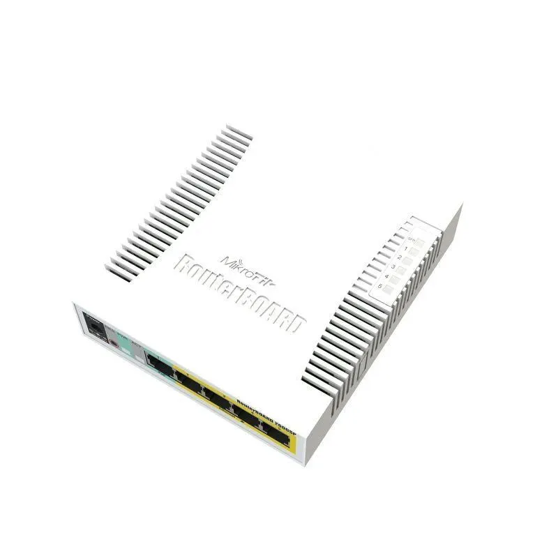 Switch-MIKROTIK-CSS106-1G-4P-1S-5x10Base-T - 100Base-TX - 1000Base-T-1xSFP-CSS106-1G-4P-1S