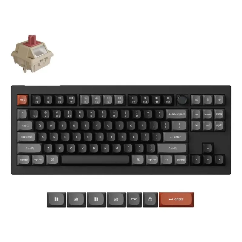 Keyboard wrl v3 ultra-black v3u-d1 keychron