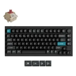 Keyboard wrl q1 ultra-black q1u-m1 keychron