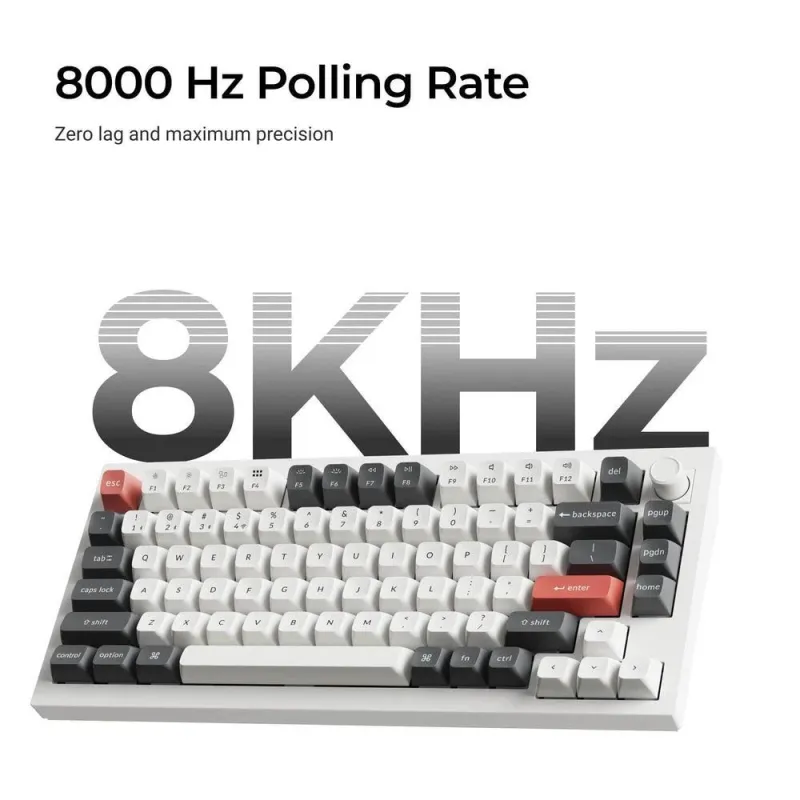 Keyboard wrl q1 ultra-black q1u-m1 keychron