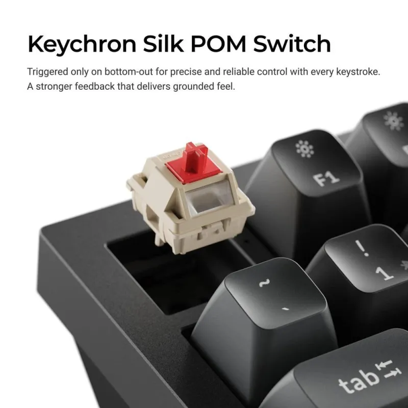 Keyboard wrl q1 ultra-black q1u-m4 keychron