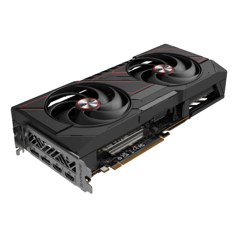 Graphics Card-SAPPHIRE-AMD Radeon RX 9070-16 GB-GDDR6-256 bit-PCIE 5.0 16x-Dual Slot Fansink-2xHDMI-2xDisplayPort-11349-03-20G