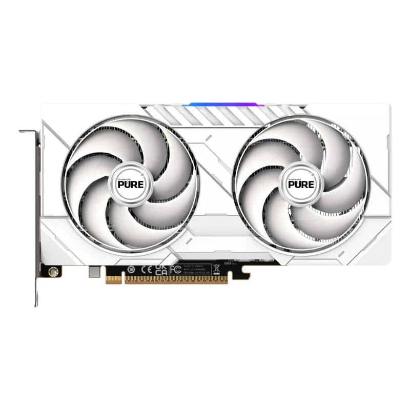 Graphics Card-SAPPHIRE-AMD Radeon RX 9060 XT-16 GB-GDDR6-128 bit-Dual Slot Fansink-11350-02-20G