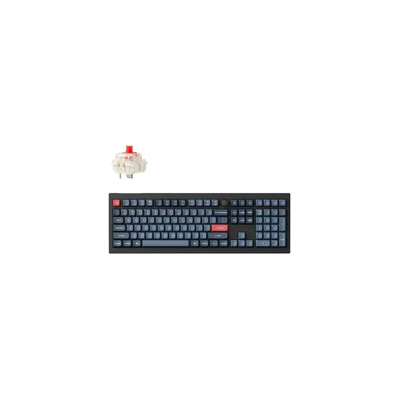 Keyboard wrl v6 max-carbon black v6m-d1 keychron