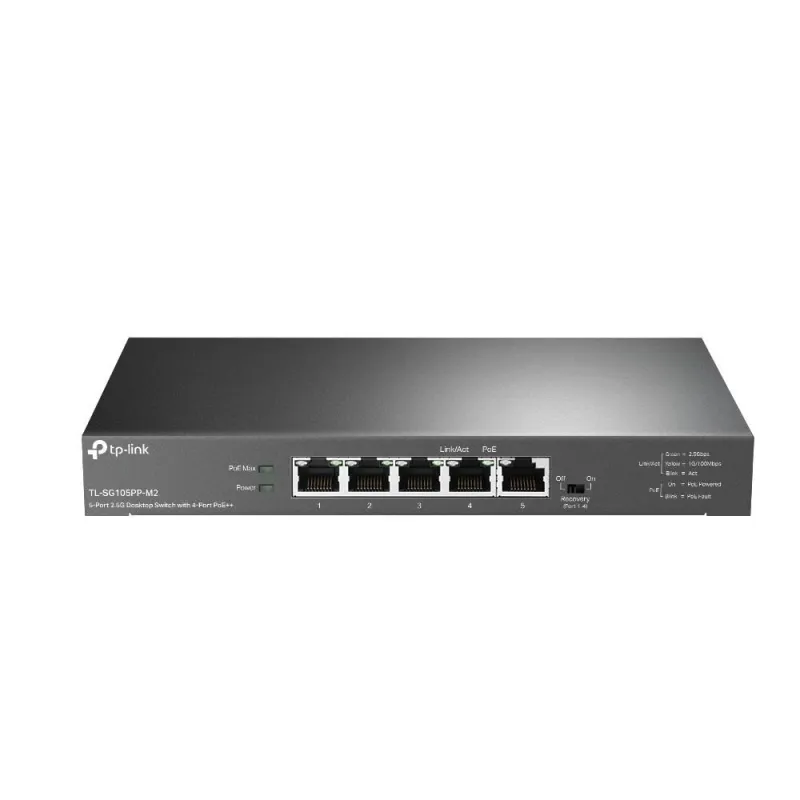 Switch-TP-LINK-TL-SG105PP-M2-Desktop-pedestal-5x2.5GbE-TL-SG105PP-M2