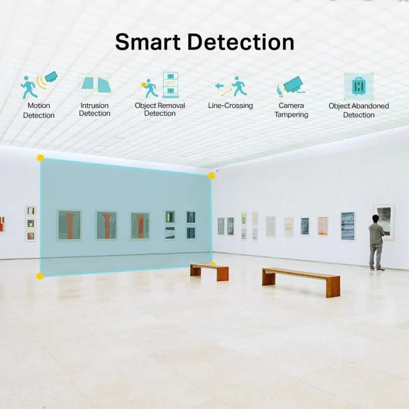TP-LINK - Full-Color Network Camera - VIGI C230 - Dome - 3 MP - 4mm - IP67, IK10 - H.265+-H.265-H.264+-H.264
