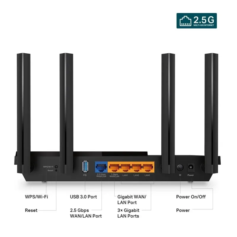 Wireless Router-TP-LINK-Wireless Router-3000 Mbps-Wi-Fi 6-IEEE 802.11a-IEEE 802.11 b-g-IEEE 802.11n-IEEE 802.11ac-IEEE