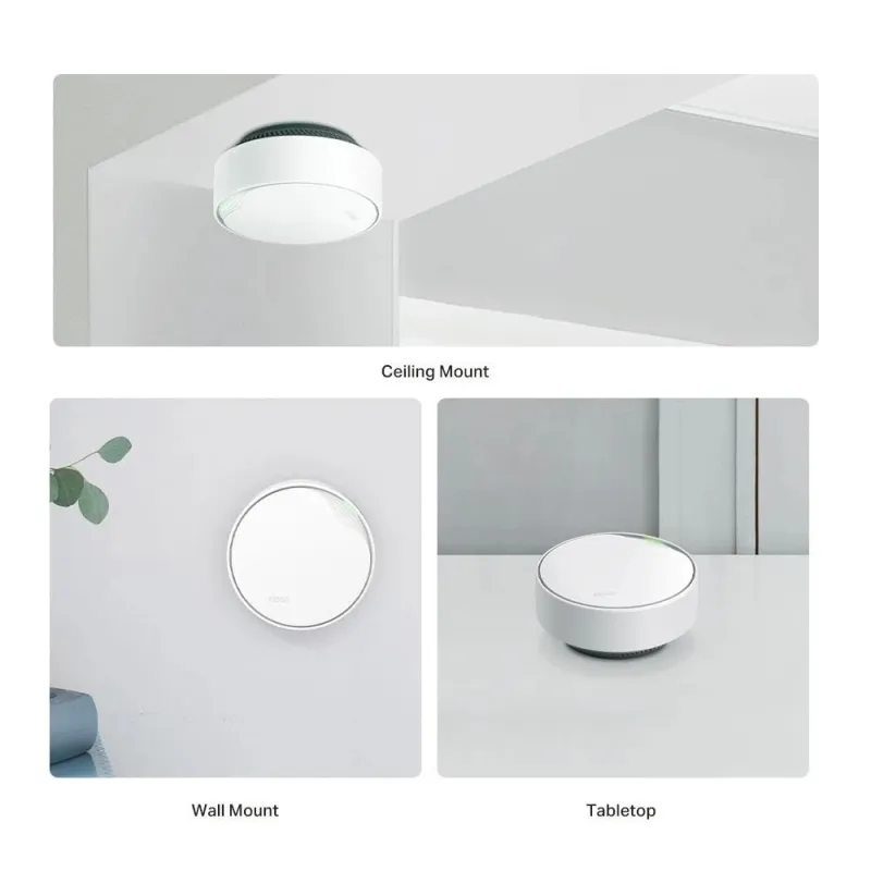 Wireless Router-TP-LINK-Wireless Router-3-pack-3000 Mbps-Mesh-Wi-Fi 6-1x10-100-1000M-1x2.5GbE-DHCP-DECOX50-POE,3-PACK,