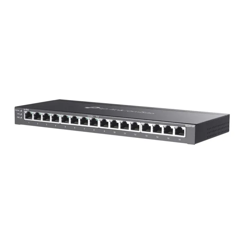 Switch-TP-LINK-Omada-TL-SG2016P-16x10Base-T - 100Base-TX - 1000Base-T-PoE+ ports 8-120 Watts-TL-SG2016P