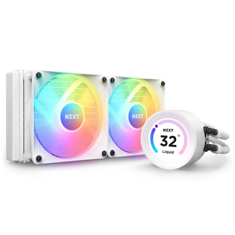 Cpu cooler multi socket-kraken 240 rgb rl-kr24ew1 nzxt