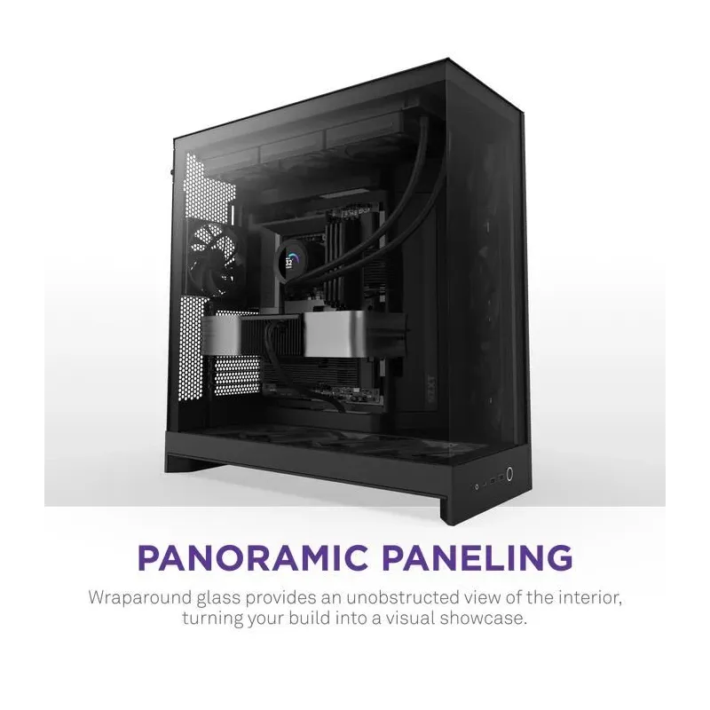 Case-NZXT-ATX-micro ATX-Mini-ITX-EATX-Black-Midi Tower-PC-CM-H92FB-01