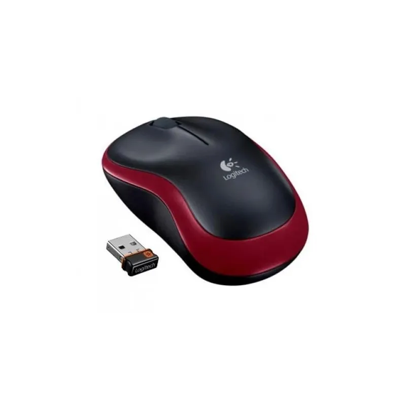 Mouse usb optical cordl. m185-red 910-002240 logitech