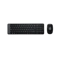 Logitech - Combo Wireless Keyboard and Mouse - MK220 - Keyboard and Mouse - Wireless - Mouse included - US - Black - N-A