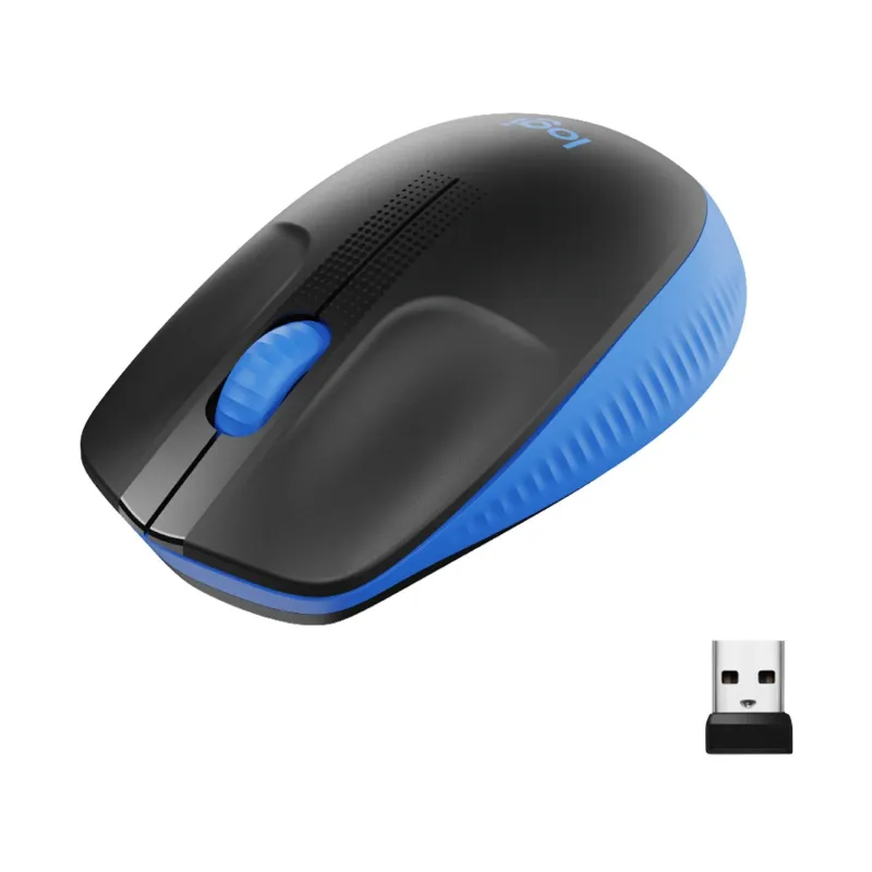 Mouse usb optical wrl m190-blue 910-005907 logitech