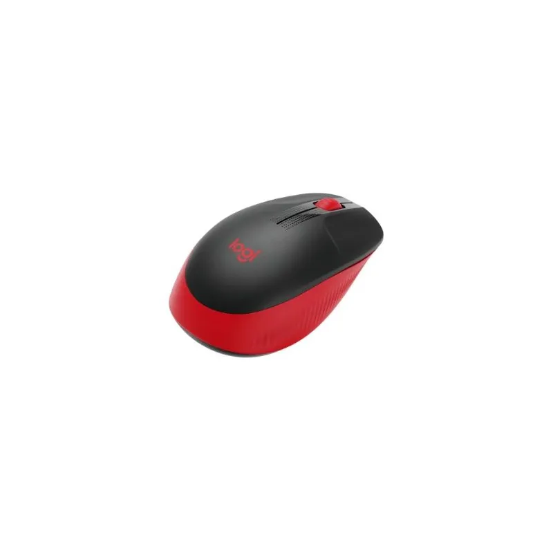 Logitech - Full size Mouse - M190 - Wireless - USB - Red