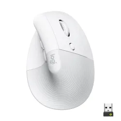 Mouse usb optical wrl vertical-white righ 910-006475 logitech